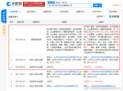 趣店全資控股公司調(diào)整經(jīng)營范圍，新增呼叫中心及電信業(yè)務(wù)布局